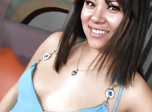 Tina Lee cute and  Asian girl from California going to  like a good...