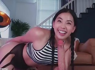 asiatisk, milf, webcam, røv-butt, koreansk