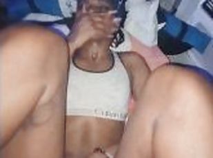 chatte-pussy, transsexuelle, amateur, anal, ébène, énorme-bite, ejaculation-interne, point-de-vue, humide, africaine