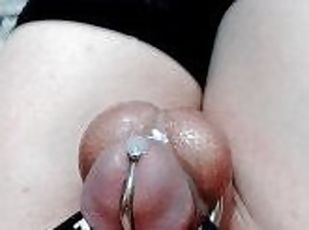 Locked Clit cum