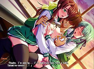 Sanae and Saya - Mesu Kyoushi 2 Injuu no Rasen