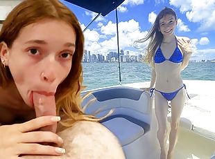 TAKING MY GF Jessica Marie ON A BOAT RIDE AND THEN TWO ROUNDS BACK ...
