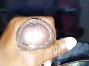 masturbation, public, amateur, ejaculation-sur-le-corps, ébène, énorme-bite, branlette, black, ejaculation, solo