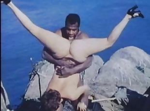 Tara Lanen seduced by a black fellow for an outdoor sex session