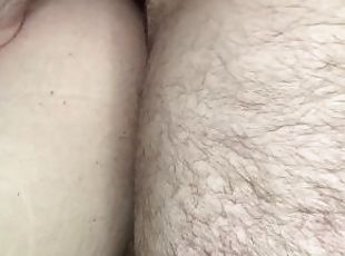 Quick fuck with my wife - thumb in her ass & cum on her tits
