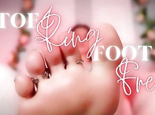 Toe Ring Foot Freak - FOOT FETISH FEMDOM TOE RING FETISH HUMILIATION