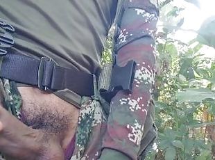 hukbo, dyakol-masturbation, publiko, hapon, militar