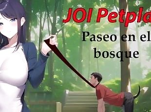 JOI Anal Petplay, te saco a pasear con correa.