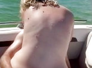 Stepmom takes her stepson on a boating trip. full vid on linktr.ee/...