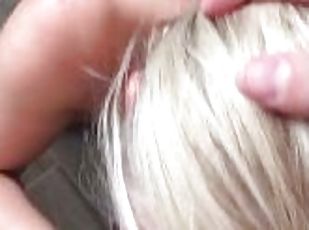 store-pupper, offentlig, amatør, blowjob, milf, blond, britisk, hotel