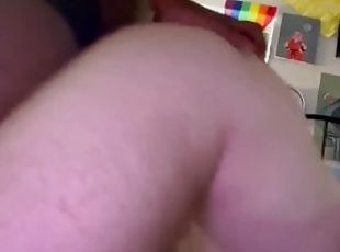 Black trans guy busted open this wet pink ginger boypussy