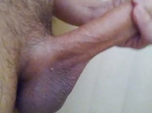 mandi, besar, pelancapan, amateur, zakar-besar, mandi-shower, solo, zakar