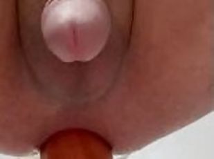 extrême, amateur, anal, jouet, gay, solo, réalité