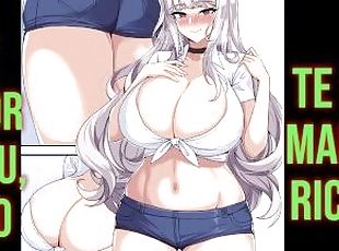 masturbácia, fajka, creampie, blondýna, anime, hentaj, erotické