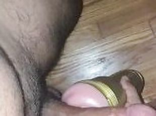 onani, amatør, cumshot, stor-pikk, handjob, alene, pikk