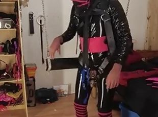 shemale, bdsm, undertøy, dildo, fetisj, latex, kveling, bondage, støvler, fleksibel