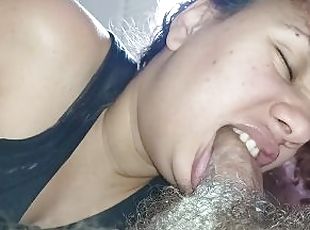 wiggling and swallowing a hard cock with my big lips, I would love to feel your creampie too