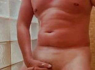 mandi, pelancapan, amateur, peju, zakar-besar, ibu, merangsang-dengan-tangan, peranchis, mandi-shower, solo