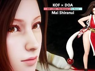 KOF  DOA - Mai Shiranui  Fire Dance - Lite Version