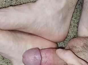 masturbacija, amaterski, veliki-kurac, stopala-feet, fetiš, sami, genitalije, sa-stopalom, bijeli, kurac
