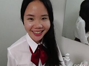 Pov Cute 18yo Japanese Schoolgirl Gets A Huge Facial After She Suck...