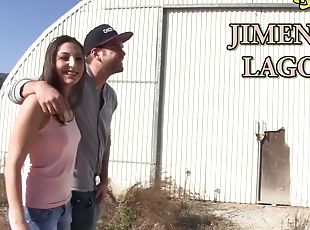 Jimena Lago Fucks Her Latina Pussy Outdoor