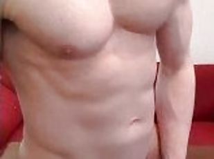 papa, masturbation, amateur, énorme-bite, gay, secousses, solo, pappounet, musclé, domination