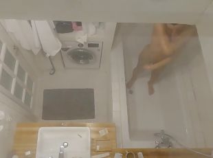 amateur, décapage, point-de-vue, webcam, douche, solo