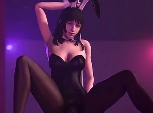 UZHM stripper Gentiana rides a big cock