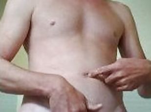 baignade, masturbation, amateur, ejaculation-sur-le-corps, énorme-bite, ejaculation, bite