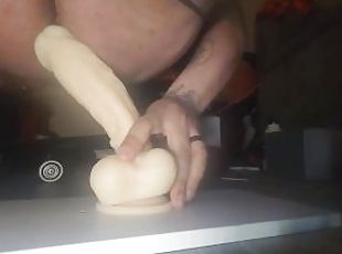 røv, kæmpestor, onani, amatør, anal, moden, legetøj, ridning, dildo, solo