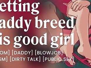 Begging daddy to breed me in public on his birthday [erotic audio s...