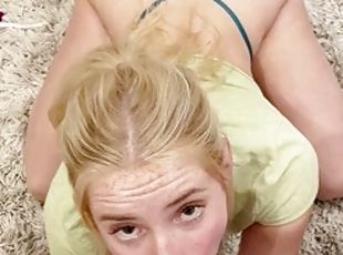 rit, fafanje, najstnice, pov, blond, rit-butt