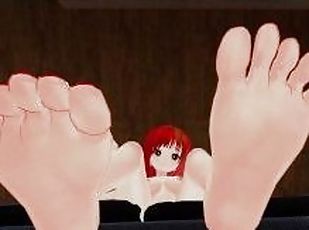 fötter, anime, hentai, fetisch