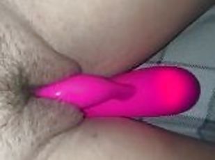 Horny Virgin College Teen Tries to Not Cum With Vibrator Can’t Take...
