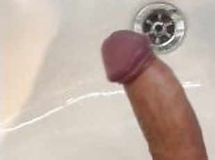 masturbation, pissande, gigantisk-kuk, gay, avrunkning, creampie, sprut, ensam, kuk, drickande