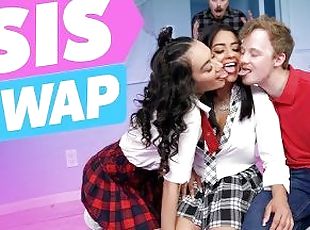 SisSwap - Naughty Besties Sawyer Cassidy and Serena Santos Bang Ste...