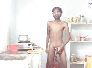 Rajeshplayboy993 cooking aalu curry, spanking, fingering in the ass...