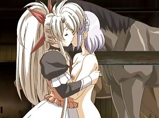 lesbo-lesbian, kova-seksi, japanilainen, anime, hentai, viaton