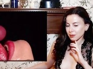 Porn Reaction to Close Up ASMR Blowjob