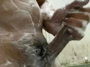 asyano, ligo, dyakol-masturbation, baguhan, talsik-ng-tamod, bakla, dyakol, tamod, ligo-shower, solo