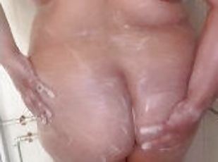 culo, bañando, tetas-grandes, amateur, regordeta, ducha, a-solas