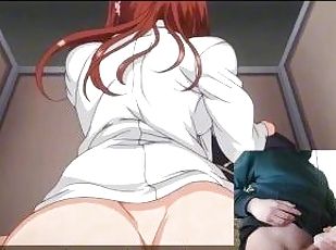 masturbation, énorme-bite, latina, anime, hentai, solo, réalité, bite