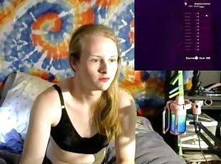 After stream playtime leads to explosive orgasm with lovense vibrat...