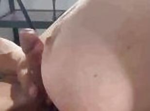 Strap On Stories -  Pegging him to make his Big Dick Explode Cum on...