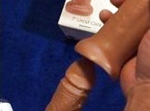 Toy Testing My New Pipedream King Cock 7 Uncut Cock Dildo With Fore...