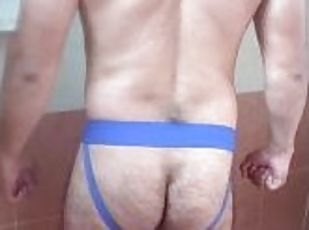 Try it on a thong for men, this new underwear is very comfy, I feel...