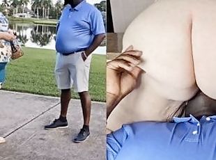 Golf trainer offered to train me, but  he eat my pussy - BBW SSBBW,...