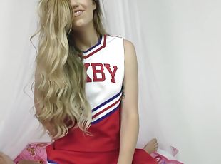 babes, strømper-stockings, pov, cheerleader, ansiktsitting, femdom