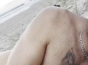 Slutty exhibitionist teen gets pounded on public beach for everyone...